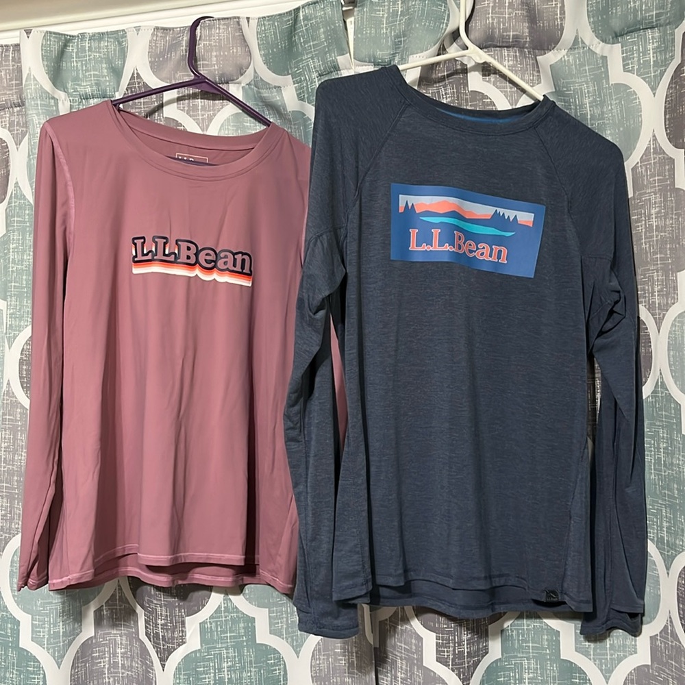 Pair or UPF Sun shirts from L.L.Bean.